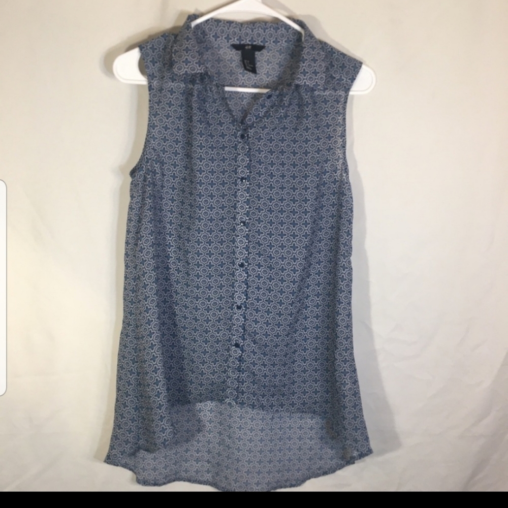 H&M Sleeveless Blouse! Size 6